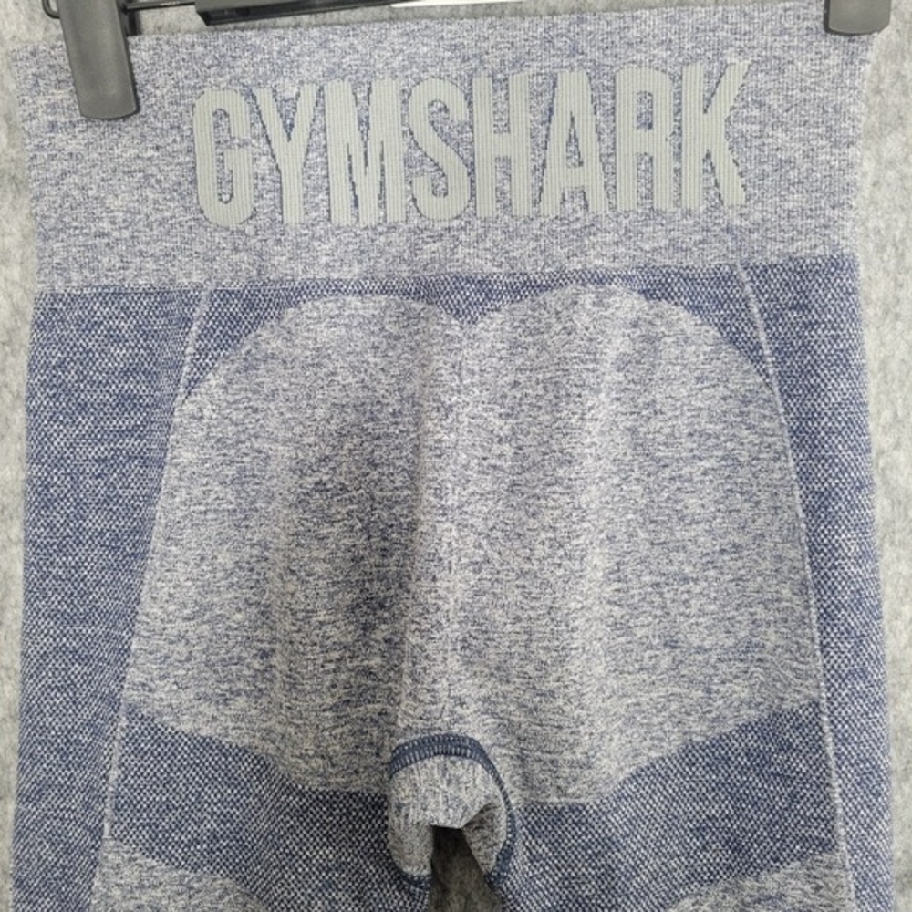 Gymshark Adapt  Seamless Leggings Womens Small Blue Marl Shaded‎ High Waist - Picture 3 of 11